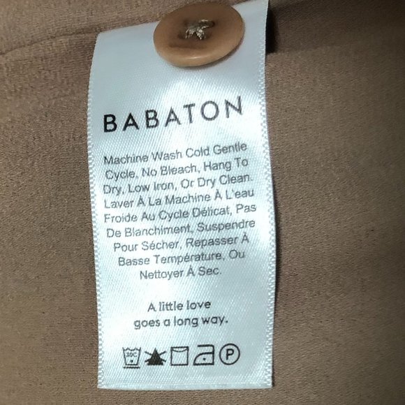 Aritzia Babaton Mauve Earth Quincey Trench Jacket - Picture 7 of 8